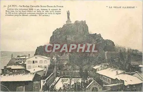 Cartes postales Le Puy Le Rocher Corneille Notre Dame de France