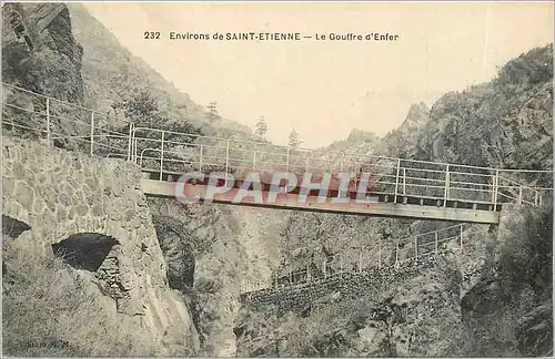 Cartes postales Environs de Saint Etienne Le Gouffre d'Enfer