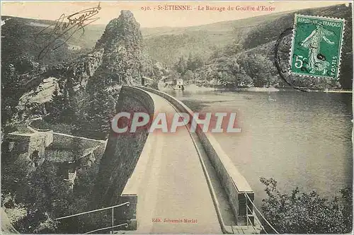 Cartes postales Saint Etienne Le Barrage du Gouffre d'Enfer