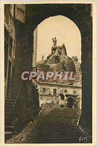 Ansichtskarte AK Le Puy Hte Loire ND de France et le rocher Cornille