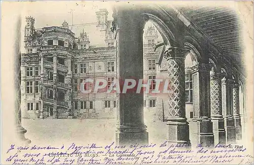 Ansichtskarte AK Chateau de Blois La Colonnade