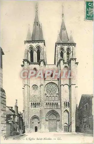 Cartes postales Blois L'Eglise Saint Nicolas