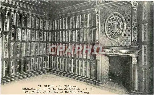 Ansichtskarte AK Blois Le Chateau Bibliotheque de Catherine de Medicis