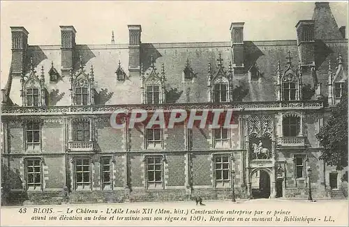 Cartes postales Blois Le Chateau L'Aile Louis XII Mon hist