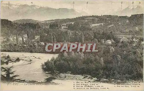 Cartes postales Pau La Chaine des Pyrenees