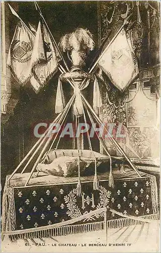 Cartes postales Pau Le Chateau Le Berceau d'Henri IV