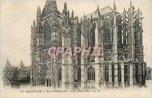 Ansichtskarte AK Beauvais La Cathedrale Vue Generale