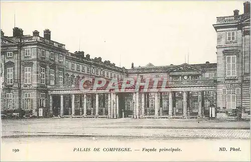 Ansichtskarte AK Palais de Compiegne Facade principale