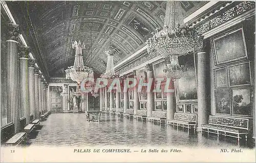 Ansichtskarte AK Palais de Compiegne La Salle des Fetes