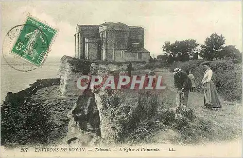 Ansichtskarte AK Environs de Royan Talmont L'Eglise et l'Enceinte