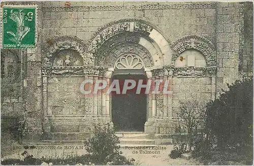 Cartes postales Environs de Royan Portail de l'Eglise de Talmont