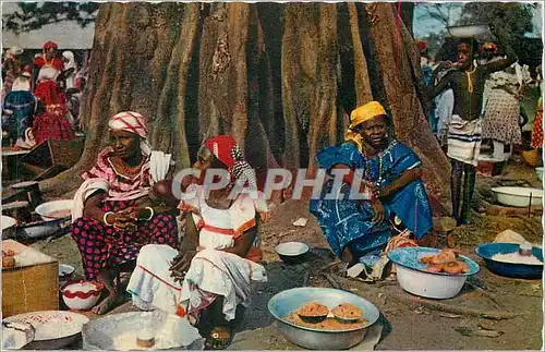 Ansichtskarte AK Africa in Picture Scene de Marche Market scene