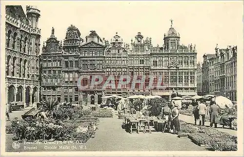 Cartes postales Bruxelles Grand Place