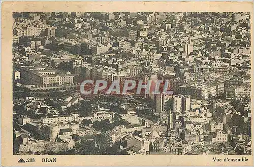 Cartes postales Oran Vue d'Ensemble
