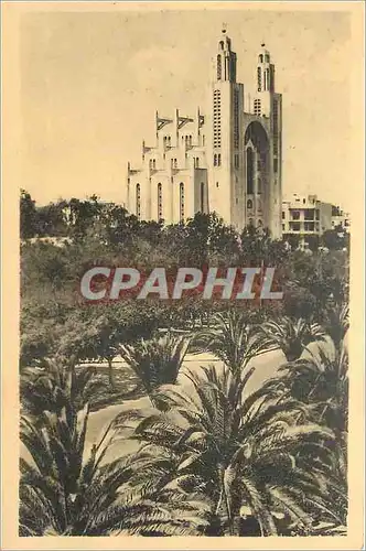 Ansichtskarte AK Casablanca Eglise du Sacre Coeur