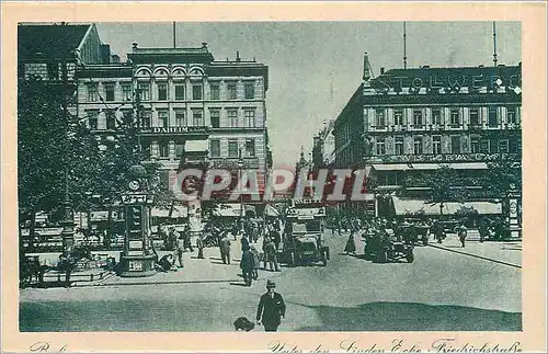 Ansichtskarte AK Berlin Unter den Linden Friedrichsstrasse