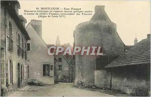 Cartes postales Montlucon Tour Fouquet
