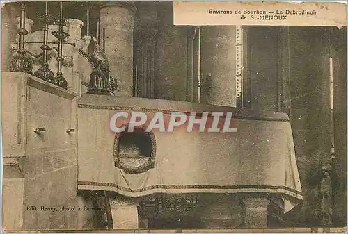 Cartes postales Environs de Bourbon Le Debrodinoir de St Menoux