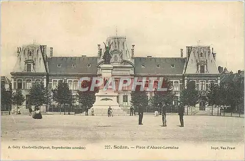 Cartes postales Sedan Place d'Alsace Lorraine