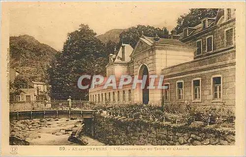 Cartes postales Ax les Thermes L'Etablissement du Teich