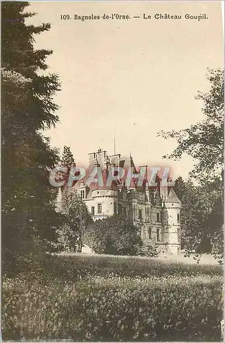 Cartes postales Bagnoles de l'Orne Le Chateau Goupil