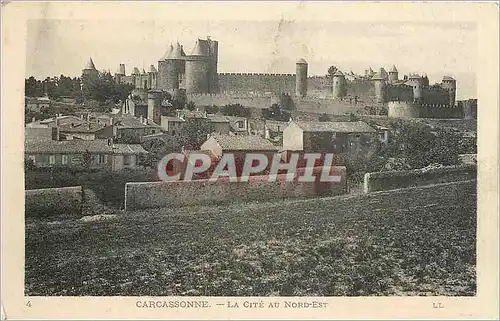 Ansichtskarte AK Carcassonne La Cite au Nord Est