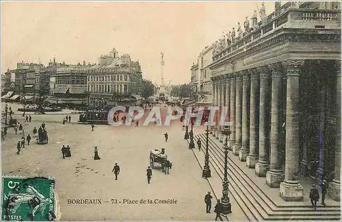 Cartes postales Bordeaux Place de la Comedie