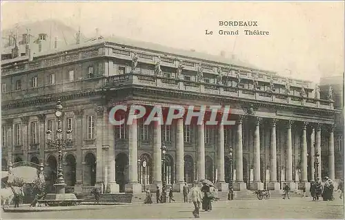 Cartes postales Bordeaux Le Grand Theatre