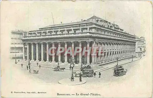 Cartes postales Bordeaux Le Grand Theatre