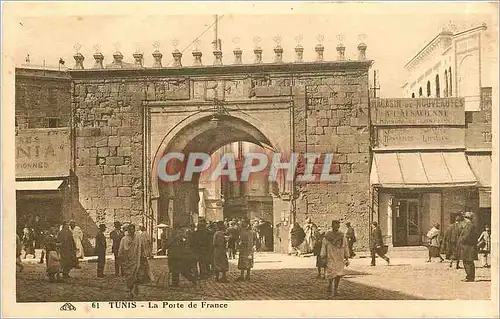 Cartes postales Tunis La Porte de France