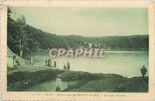 Ansichtskarte AK Environs de Mont Dore Le Lac Pavin