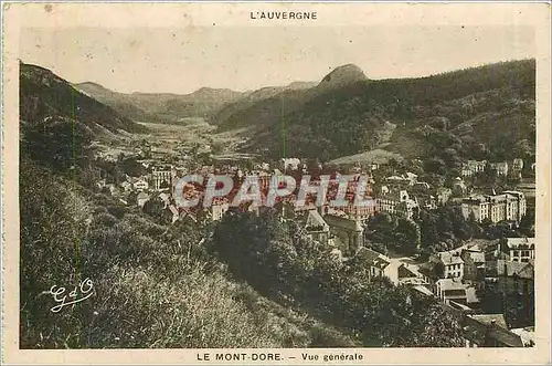 Cartes postales Le Mont Dore Vue generale