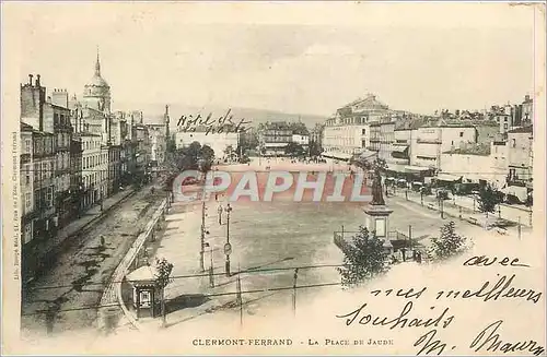 Cartes postales Clermont Ferrand La Place de Jaude