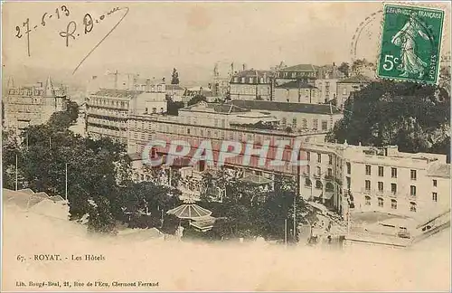 Cartes postales Royat Les Hotels
