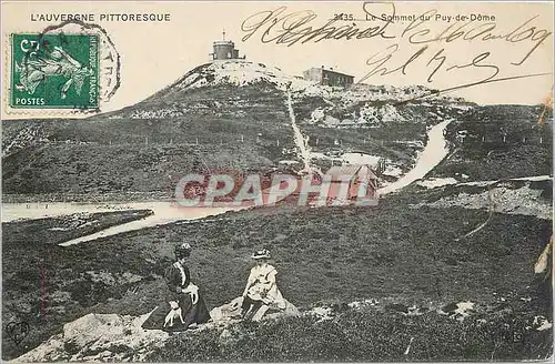 Cartes postales Le Sommet du Puy de Dome