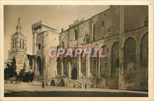 Ansichtskarte AK Avignon Facade principale du Palais des Papes