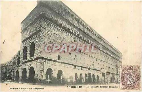 Cartes postales Orange Le Theatre Romain facade