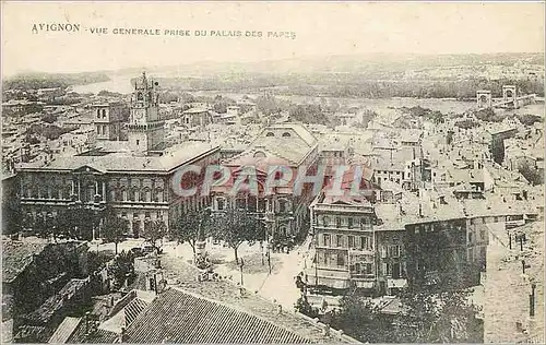 Cartes postales Avignon Vue generale prise du Palais des Papes