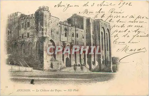 Cartes postales Avignon Le Chateau des Papes