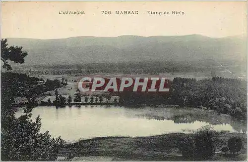 Cartes postales Marsac Etang de Rios