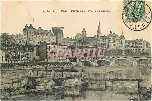 Cartes postales Pau Panorama et Pont de Jurancon