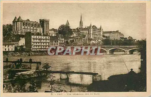 Cartes postales Pau Vue generale sur le Gave