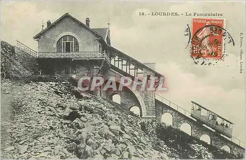 Cartes postales Lourdes Le Funiculaire