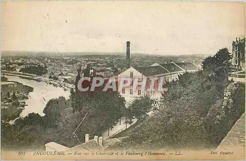 Cartes postales Angouleme Vue sur la Charente et le Faubourg
