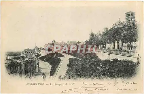 Cartes postales Angouleme Les Remparts du Midi