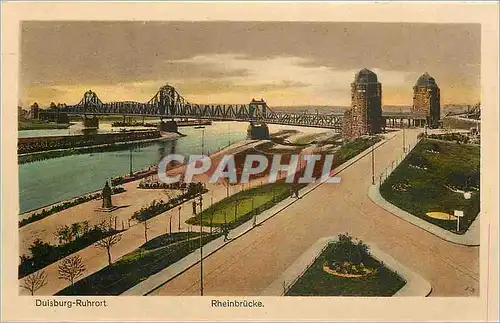 Cartes postales Duisburg Ruhrort Rheinbrucke