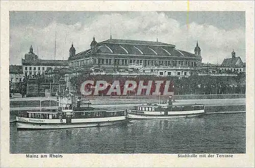 Cartes postales Mainz am Rhein Stadthalle mit der Terrasse