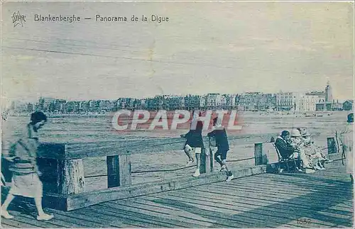 Cartes postales Blankenberghe Panorama de la Digue