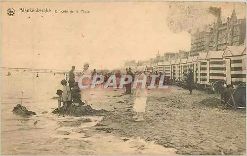 Cartes postales Blankenberghe Un coin de la Plage