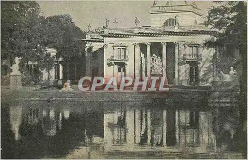 Cartes postales Pologne Palais Lazienki a Varsovie